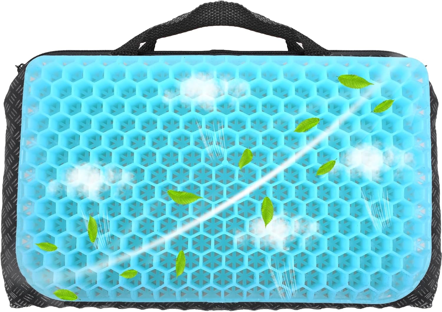 Portable Compact Seat Cushion (14.5" x 10.6") Foldable Travel Cushion, for Airplane Seats, Camping, Stadium, Cinema, Garden Benches Seat Cushion
